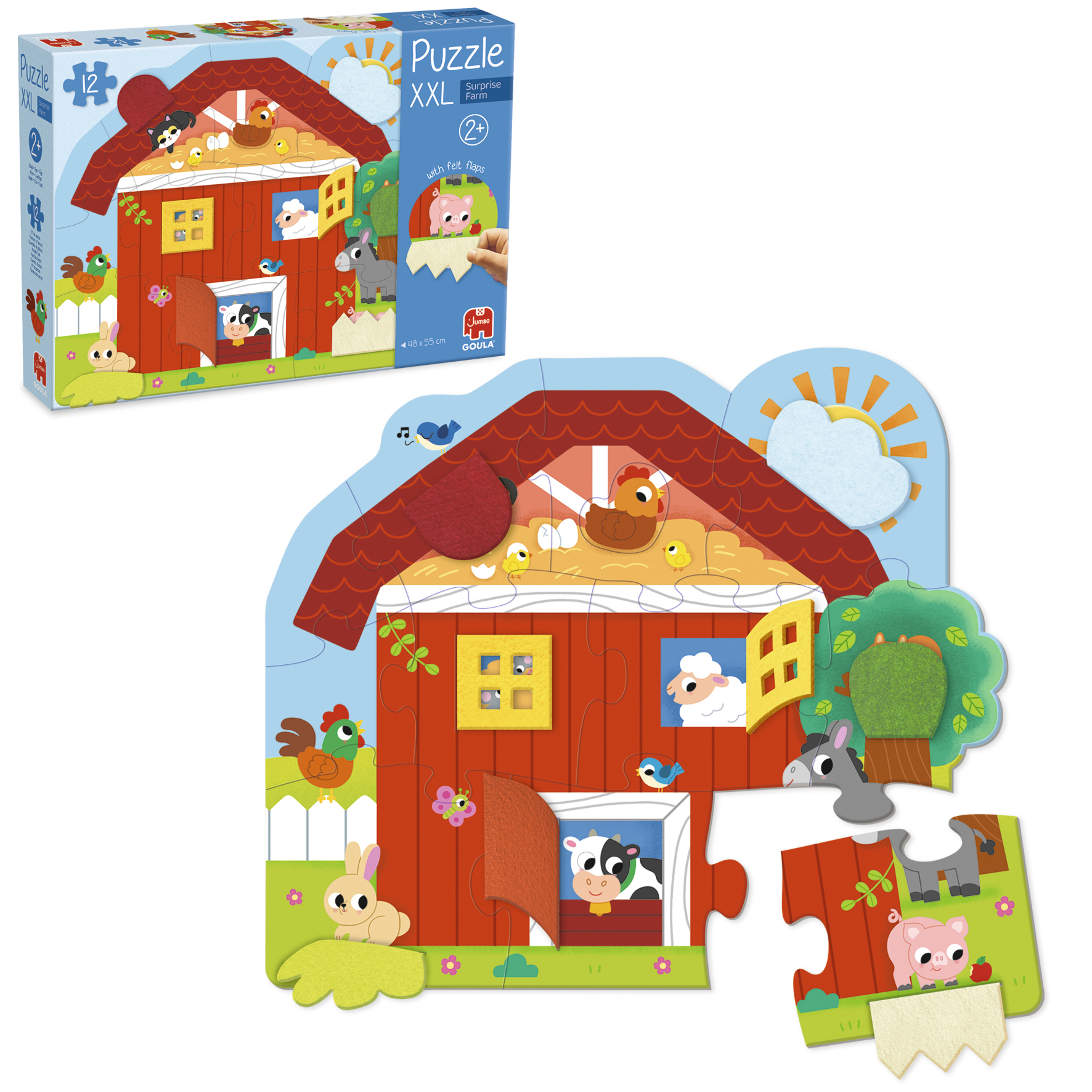 Puzzle XXL Granja sorpresa
